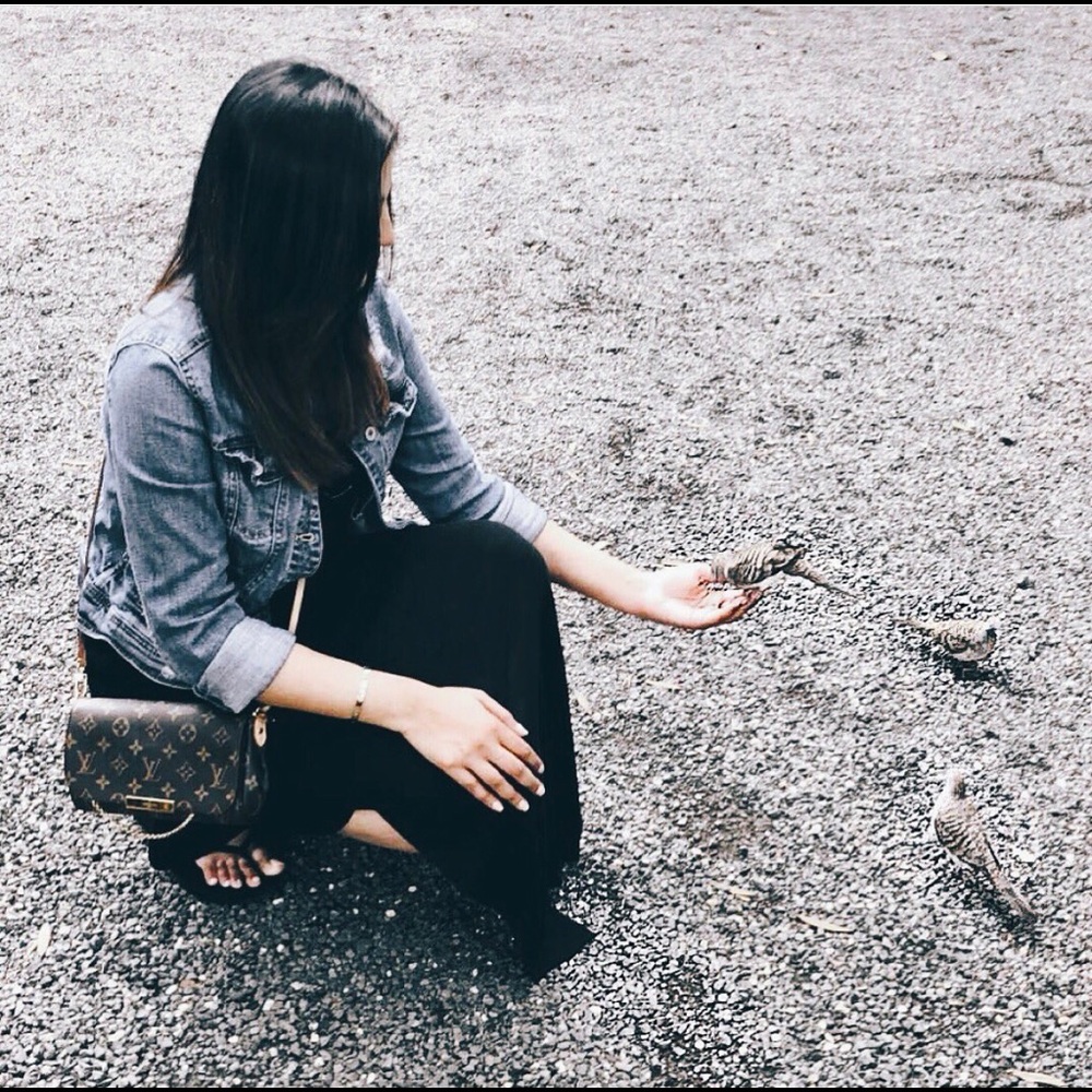 Ripped Denim Jacket in XS